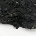 Laser-cut Floral Applique Limited Edition Black Leather 278224 VT610 9613 EPEV 2011 3806 A限定 フラワー パッチワーク ブラック レザー 278224 VT610 9613 EPEV 2011 3806 A