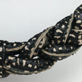 Laser-cut Floral Applique Limited Edition Black Leather 278224 VT610 9613 EPEV 2011 3806 A限定 フラワー パッチワーク ブラック レザー 278224 VT610 9613 EPEV 2011 3806 A