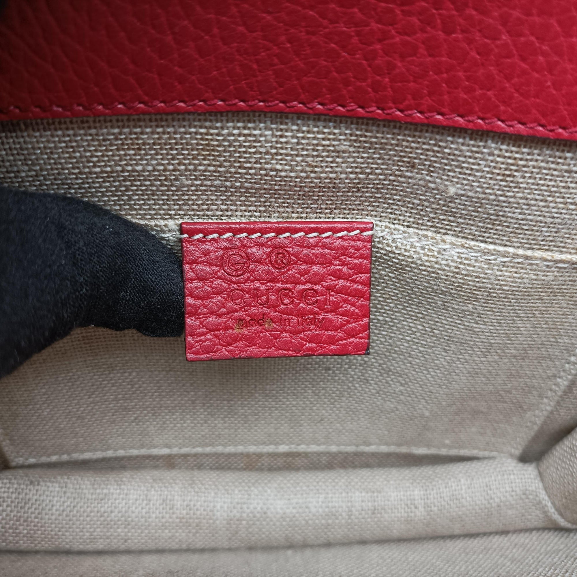 Interlocking G Red Leather 510304 I025750574インターロッキングG レッド レザー 510304 I025750574