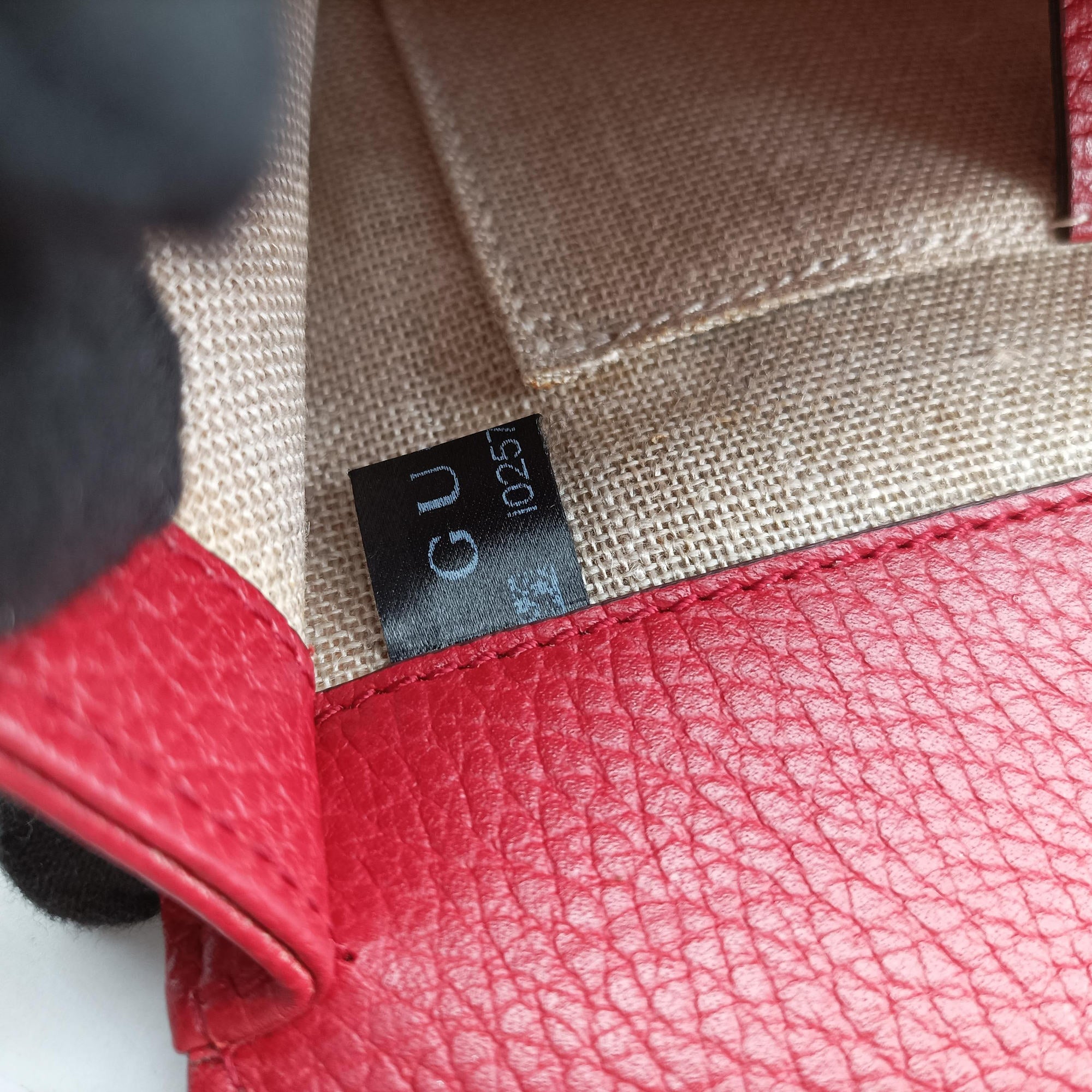 Interlocking G Red Leather 510304 I025750574インターロッキングG レッド レザー 510304 I025750574