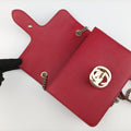 Interlocking G Red Leather 510304 I025750574インターロッキングG レッド レザー 510304 I025750574