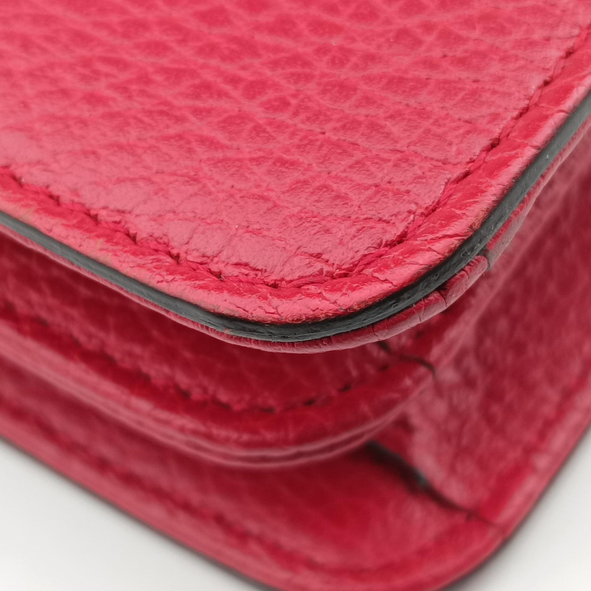 Interlocking G Red Leather 510304 I025750574インターロッキングG レッド レザー 510304 I025750574