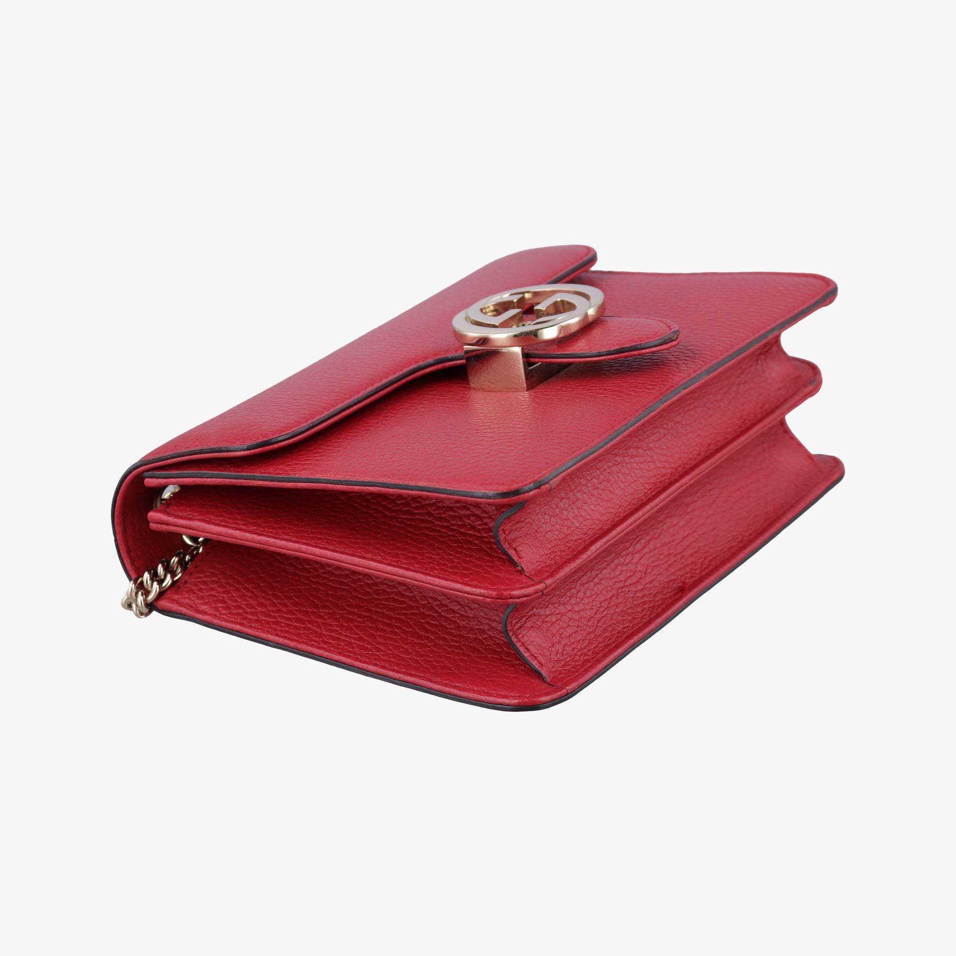 Interlocking G Red Leather 510304 I025750574インターロッキングG レッド レザー 510304 I025750574