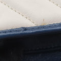 GG Marmont White×navy Leather 583571 E033139517GGマーモント ホワイト×ネイビー レザー 583571 E033139517