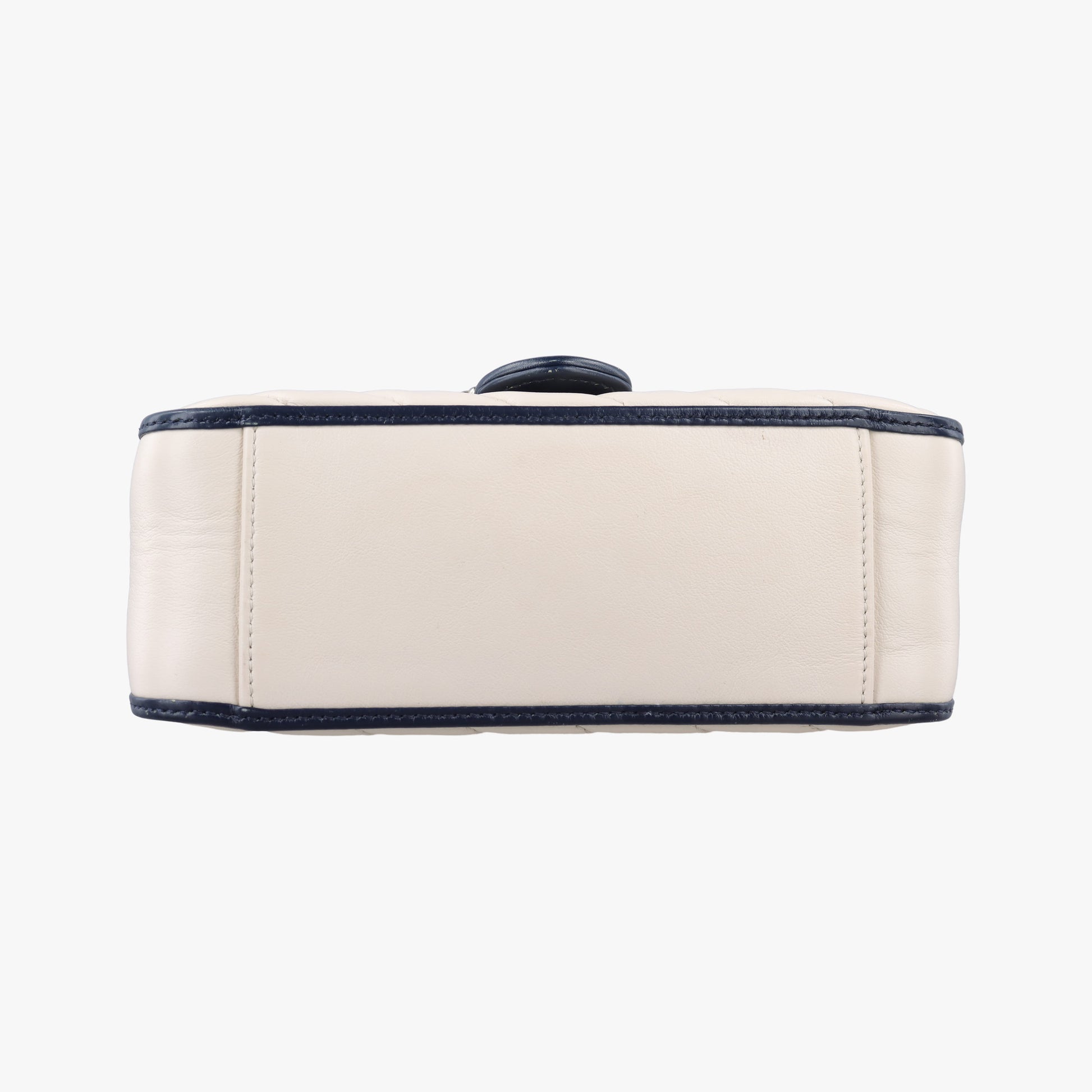 GG Marmont White×navy Leather 583571 E033139517GGマーモント ホワイト×ネイビー レザー 583571 E033139517