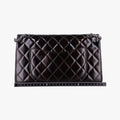 2.55 double flap Matelasse Burgundy Patent Leather A37587 157861282.55 ダブルフラップマトラッセ ワインレッド パテント A37587 15786128