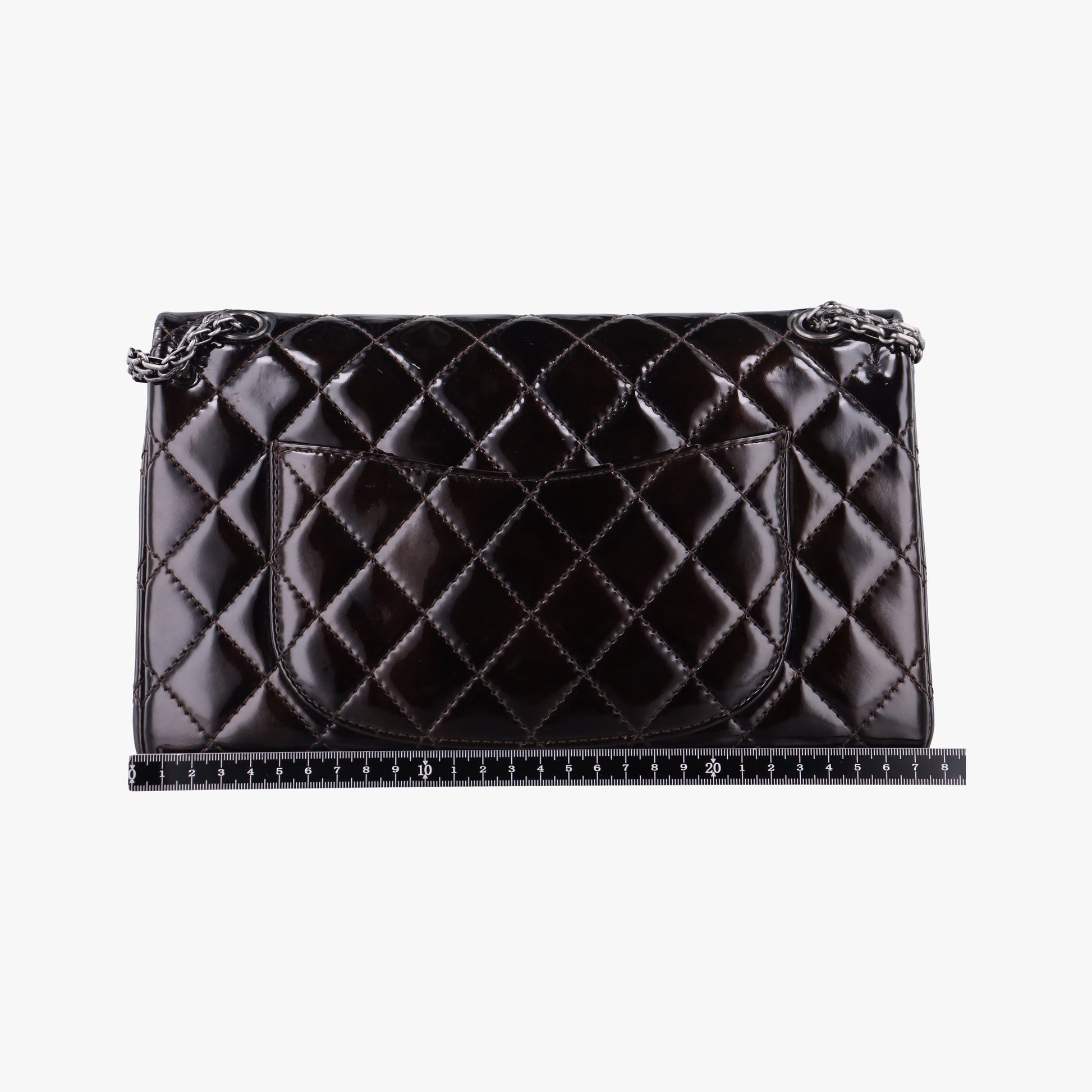 2.55 double flap Matelasse Burgundy Patent Leather A37587 157861282.55 ダブルフラップマトラッセ ワインレッド パテント A37587 15786128