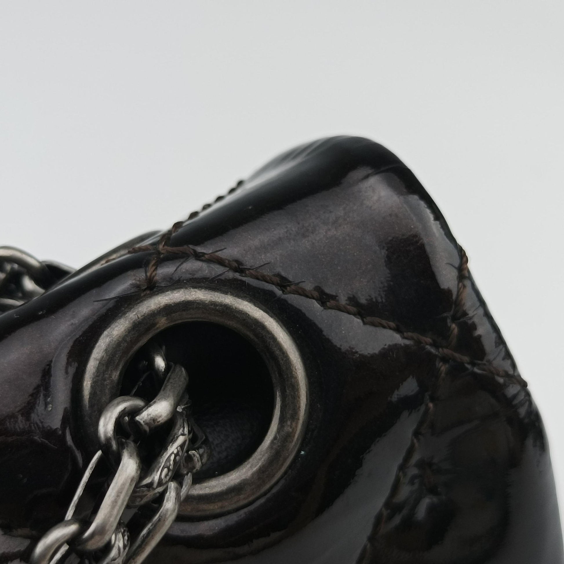 2.55 double flap Matelasse Burgundy Patent Leather A37587 157861282.55 ダブルフラップマトラッセ ワインレッド パテント A37587 15786128