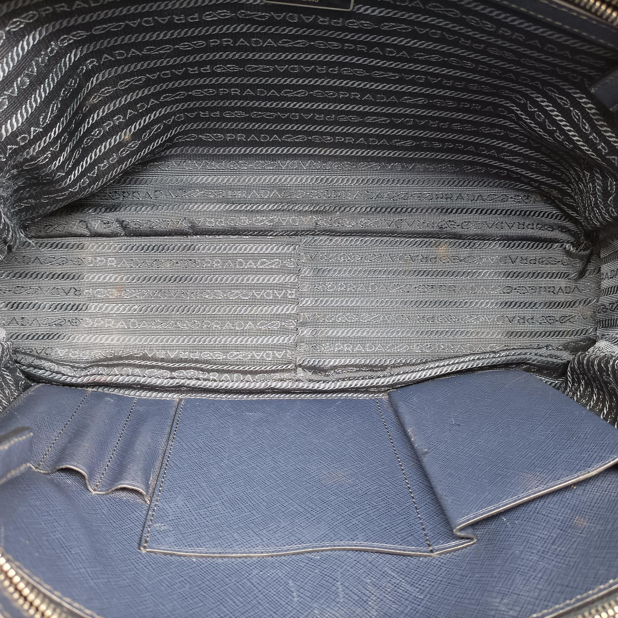 Briefcase Navy SAFFIANO Leather VS305M 173 7/Rブリーフケース ネイビー サフィアーノレザー VS305M 173 7/R