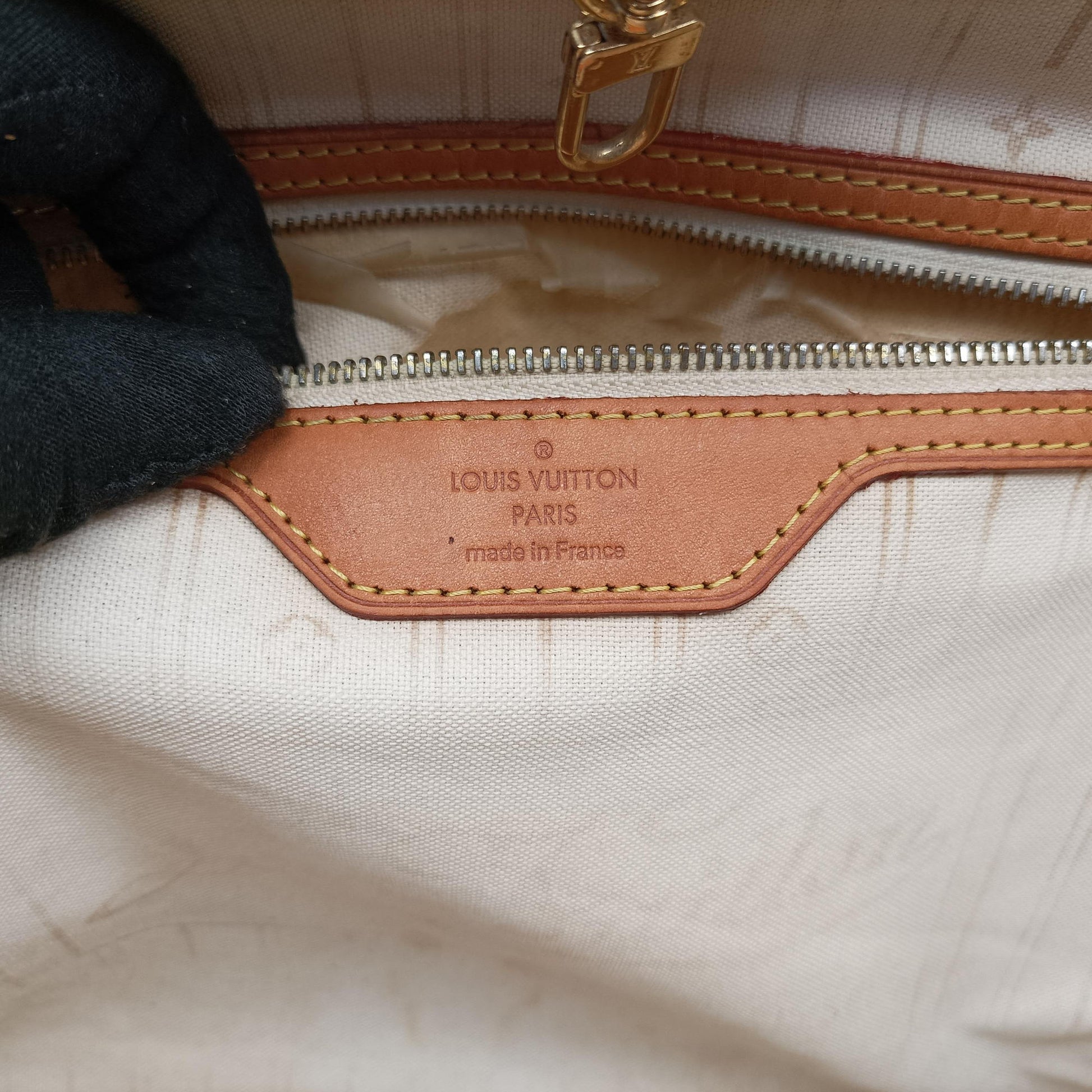 Neverfull MM Azur Damier Canvas N51107 SA4100ネヴァーフルMM アズール ダミエキャンバス N51107 SA4100