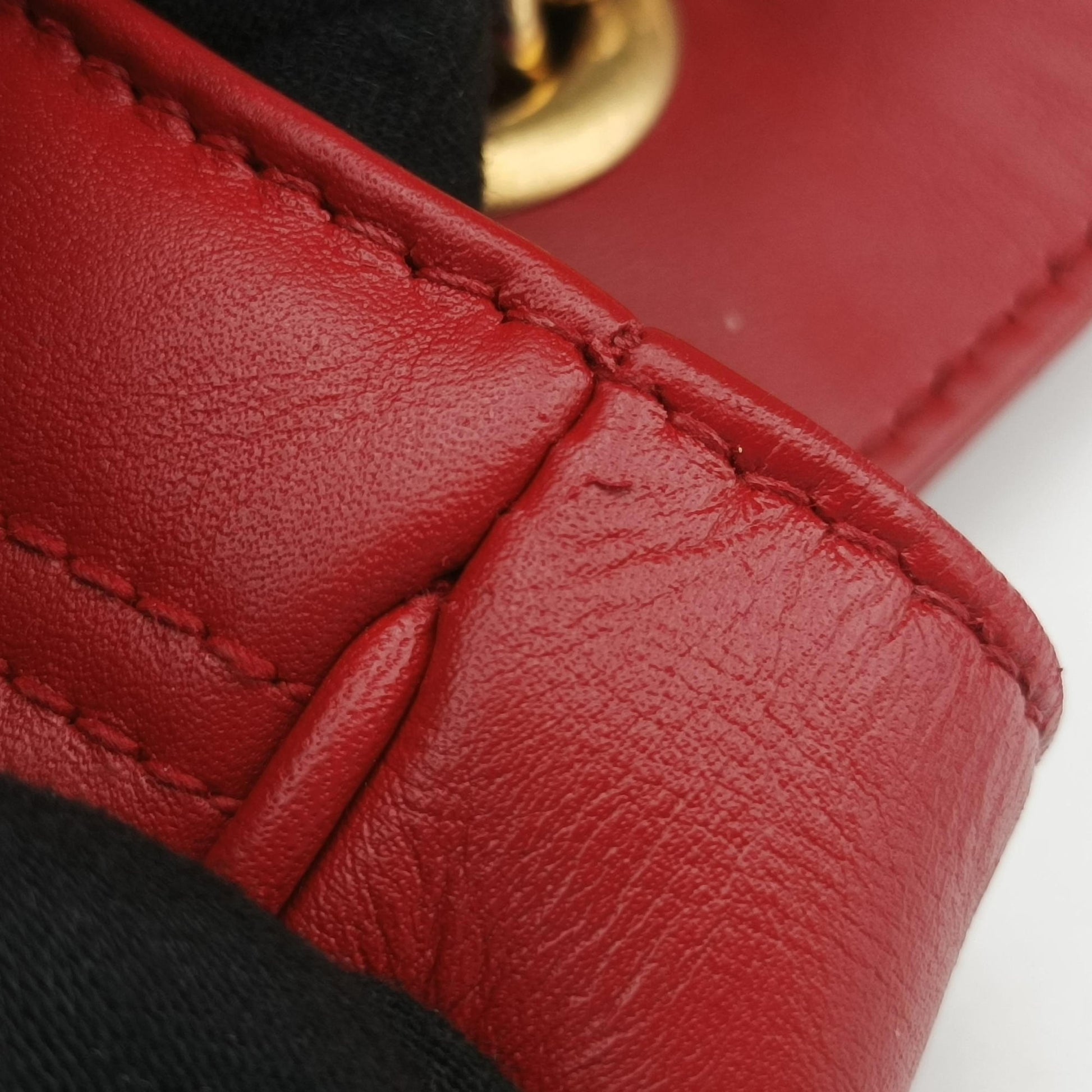 GG Marmont Red Leather 443497 E022040071GGマーモント レッド レザー 443497 E022040071