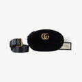GG Marmont Black velour 476434 D024404412GGマーモント ブラック ベロア 476434 D024404412