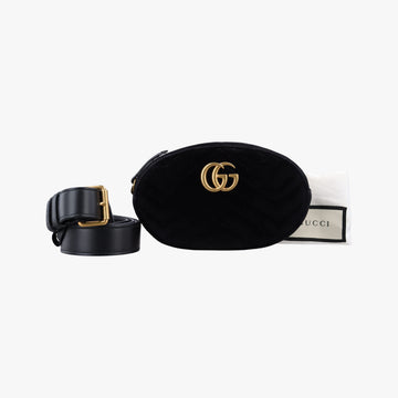 GG Marmont Black velour 476434 D024404412GGマーモント ブラック ベロア 476434 D024404412