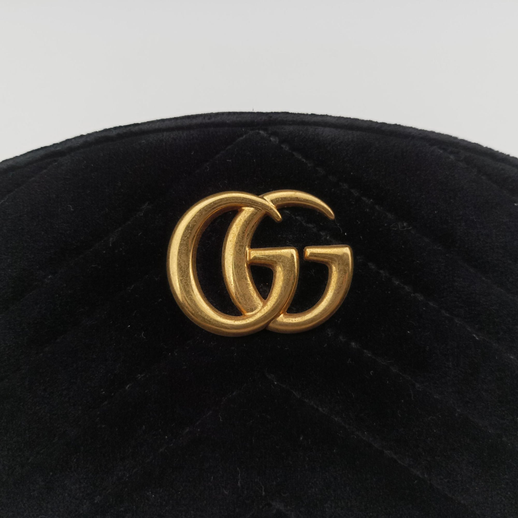GG Marmont Black velour 476434 D024404412GGマーモント ブラック ベロア 476434 D024404412
