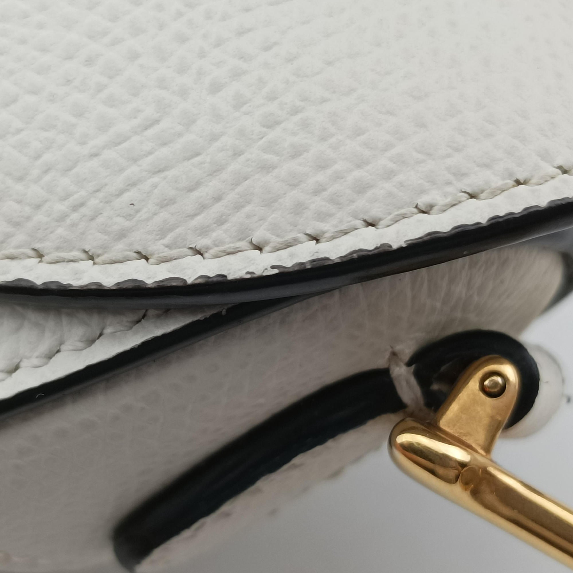 Saddle White Leather 05-RU-0179サドル ホワイト レザー 05-RU-0179