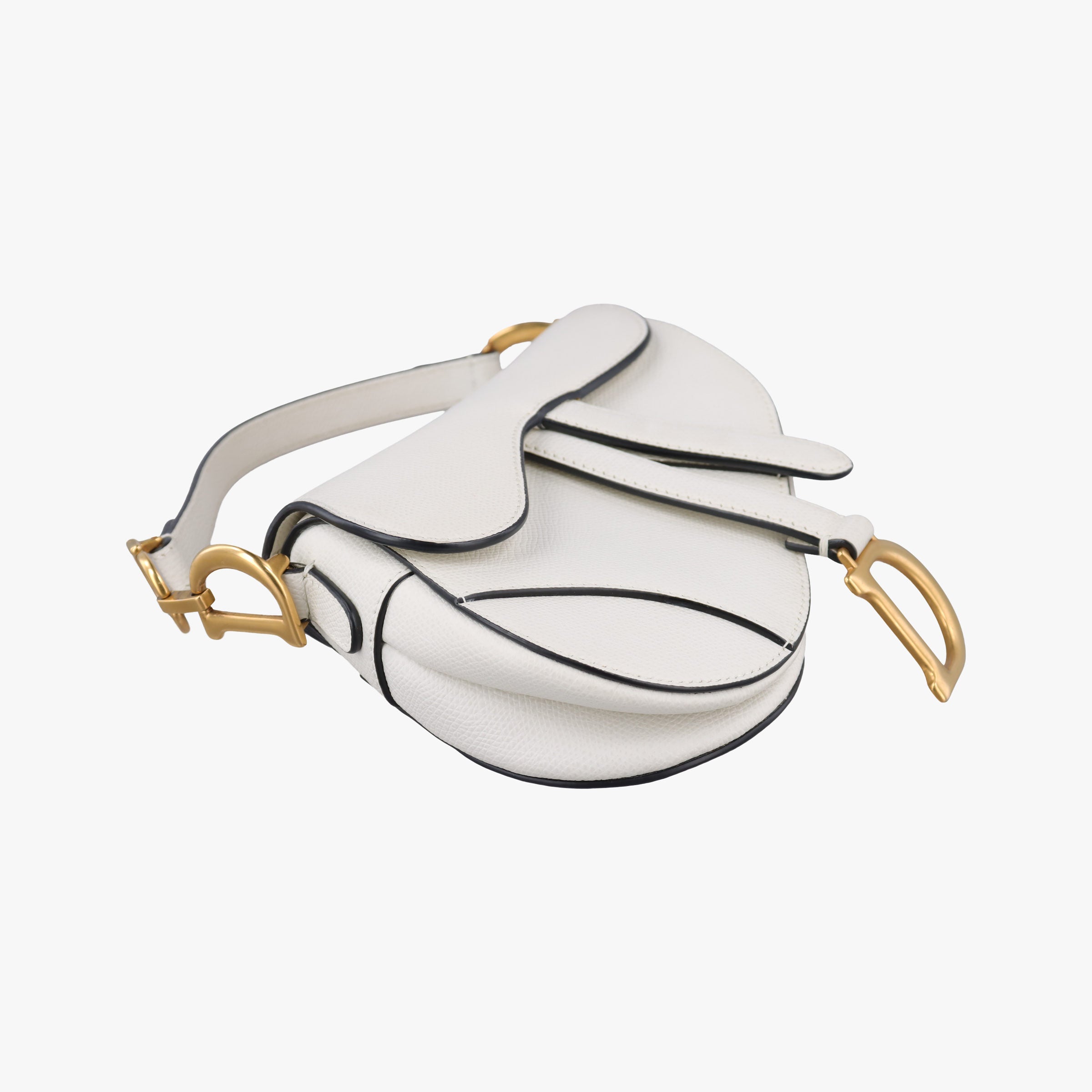 Saddle White Leather 05-RU-0179サドル ホワイト レザー 05-RU-0179