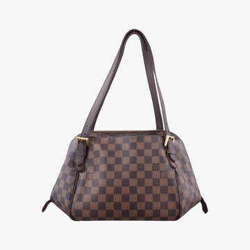 Pre-owned Louis Vuitton BELEM MM EBENE Damier Canvas N51174 handbag | stylenewstar