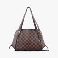 Pre-owned Louis Vuitton BELEM MM EBENE Damier Canvas N51174 handbag | stylenewstar
