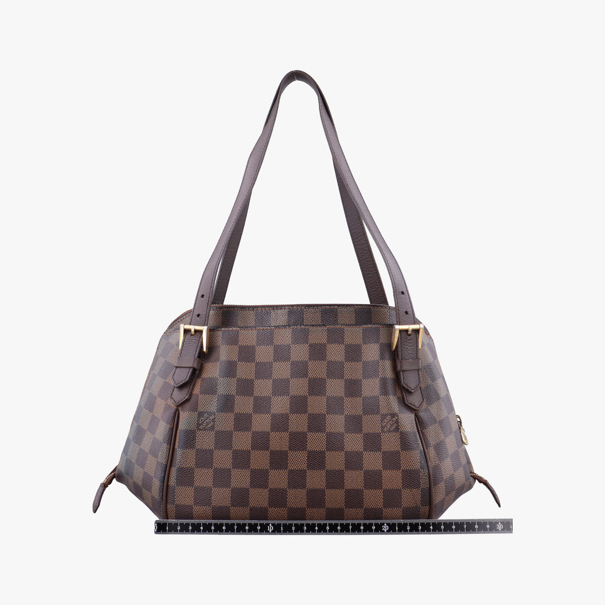 Pre-owned Louis Vuitton BELEM MM EBENE Damier Canvas N51174 handbag | stylenewstar