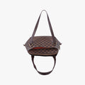 Pre-owned Louis Vuitton BELEM MM EBENE Damier Canvas N51174 handbag | stylenewstar