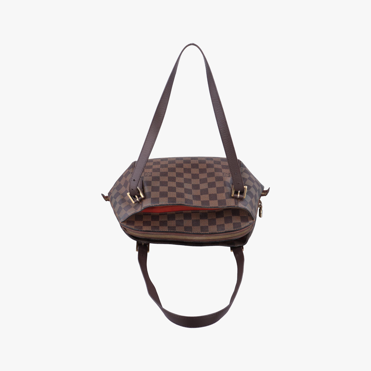 Pre-owned Louis Vuitton BELEM MM EBENE Damier Canvas N51174 handbag | stylenewstar
