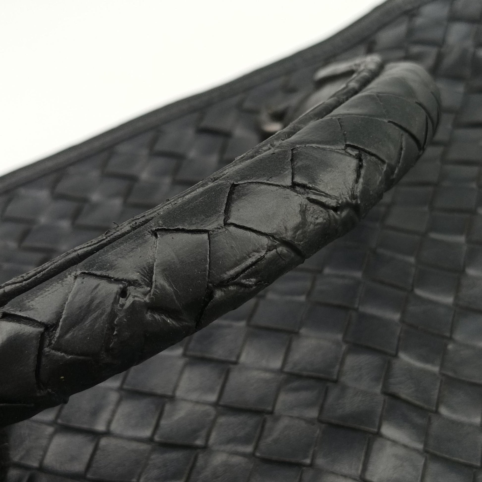 Intrecciato Black lambskin B00800840Iイントレチャート ブラック ラムスキン B00800840I