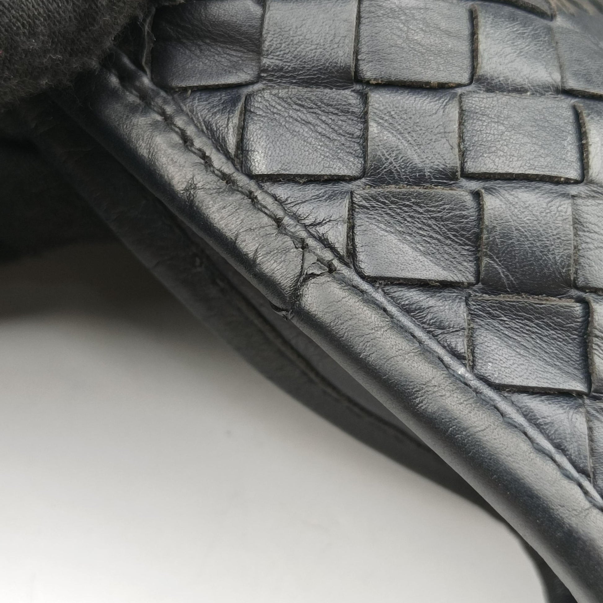 Intrecciato Black lambskin B00800840Iイントレチャート ブラック ラムスキン B00800840I