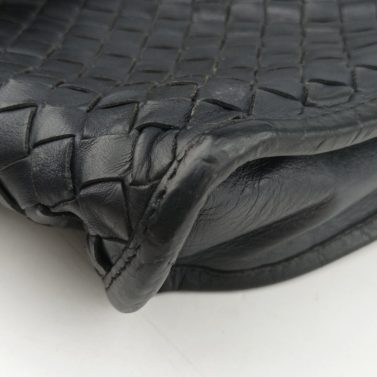 Intrecciato Black lambskin B00800840Iイントレチャート ブラック ラムスキン B00800840I
