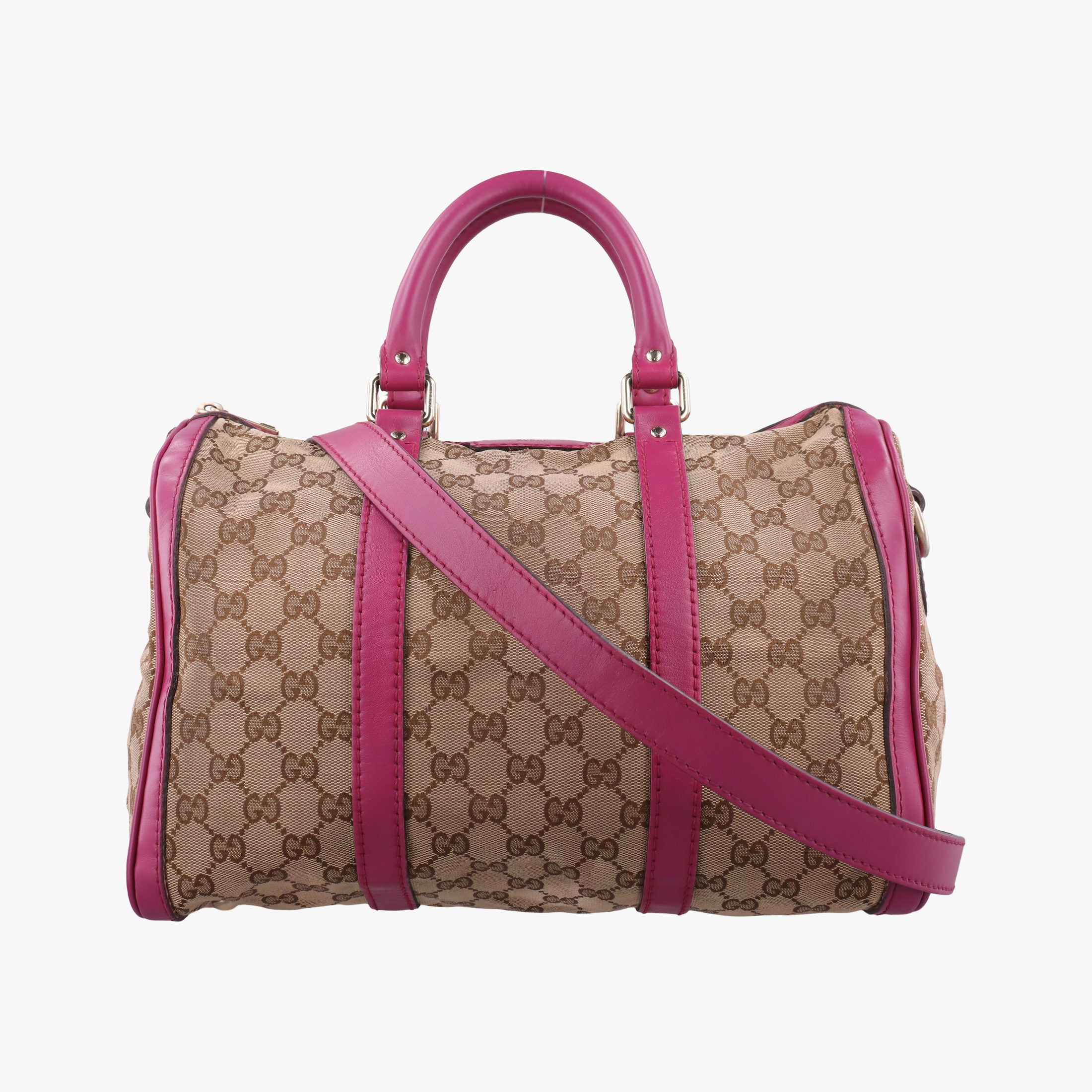 Sherry Line beige×rose Canvas×Leather 247205 C015392243シェリーライン ベージュ×ローズ キャンバス×レザー 247205 C015392243