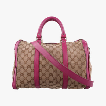 Sherry Line beige×rose Canvas×Leather 247205 C015392243シェリーライン ベージュ×ローズ キャンバス×レザー 247205 C015392243