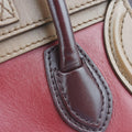luggage nano shopper Black× burgundy ×Brown Leather V-ZP-0172ラゲージナノショッパー ブラック×ワインレッド×ブラウン レザー V-ZP-0172