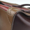 luggage nano shopper Black× burgundy ×Brown Leather V-ZP-0172ラゲージナノショッパー ブラック×ワインレッド×ブラウン レザー V-ZP-0172