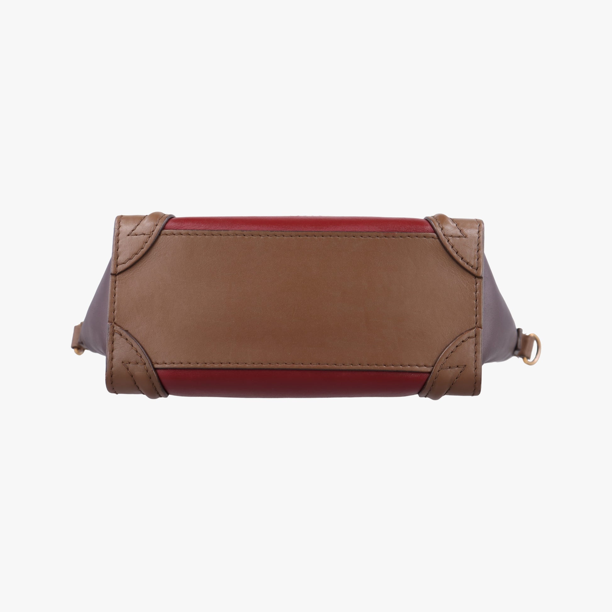 luggage nano shopper Black× burgundy ×Brown Leather V-ZP-0172ラゲージナノショッパー ブラック×ワインレッド×ブラウン レザー V-ZP-0172