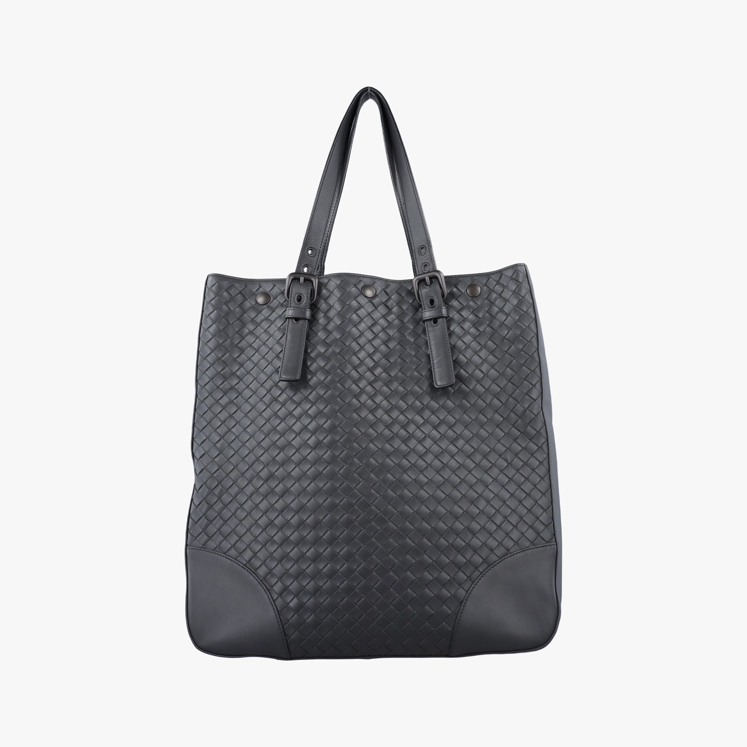 Intrecciato Shopper Acatl Grey lambskin B01745346Vイントレチャート ショッパー アキャトル グレー ラムスキン B01745346V