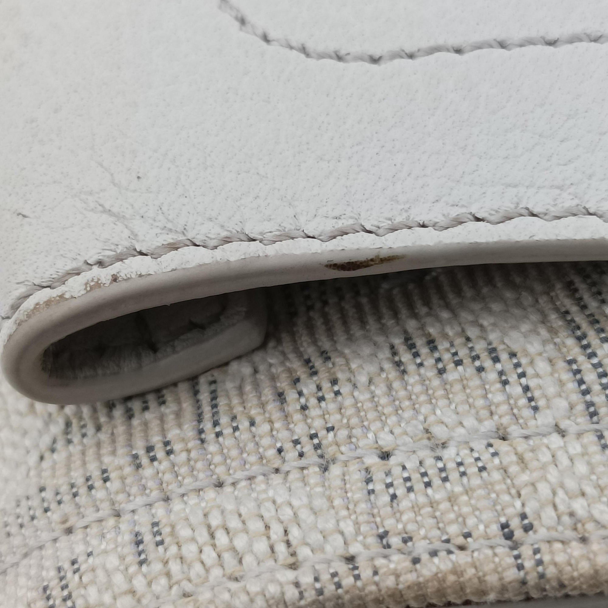 Saddle White Jacquard × Leather 16-BO-0242サドルバッグ ホワイト ジャガード×レザー 16-BO-0242