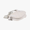 Saddle White Jacquard × Leather 16-BO-0242サドルバッグ ホワイト ジャガード×レザー 16-BO-0242