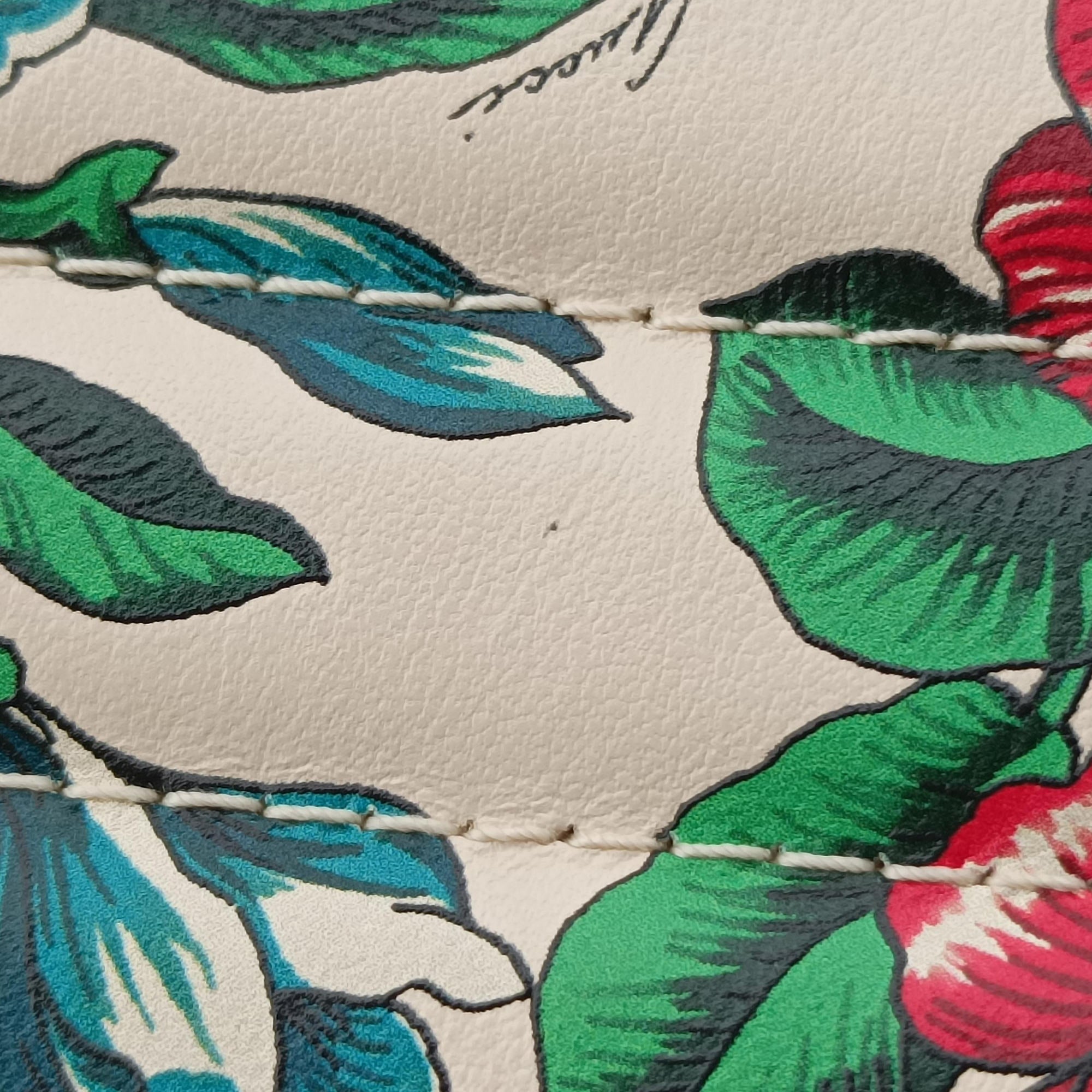 GG Marmont Flower Print Heart Multicolour Leather 740355 A040805972GGマーモント フラワー プリント ハート マルチカラー レザー 740355 A040805972