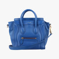 Luggage Mini Shopper Blue Leather F-SA-0152 F-MM-0162ラゲージミニショッパー ブルー レザー F-SA-0152 F-MM-0162