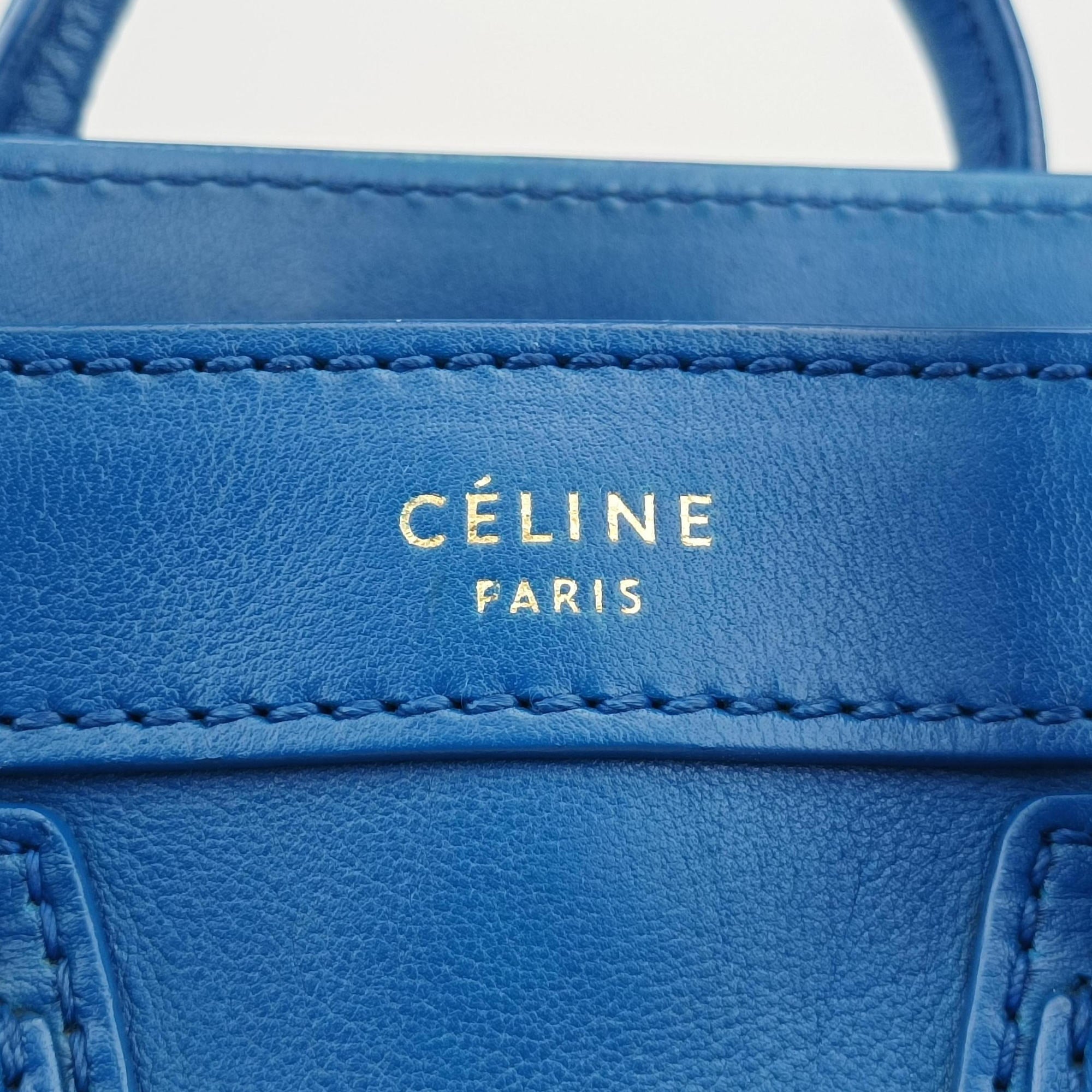 Luggage Mini Shopper Blue Leather F-SA-0152 F-MM-0162ラゲージミニショッパー ブルー レザー F-SA-0152 F-MM-0162