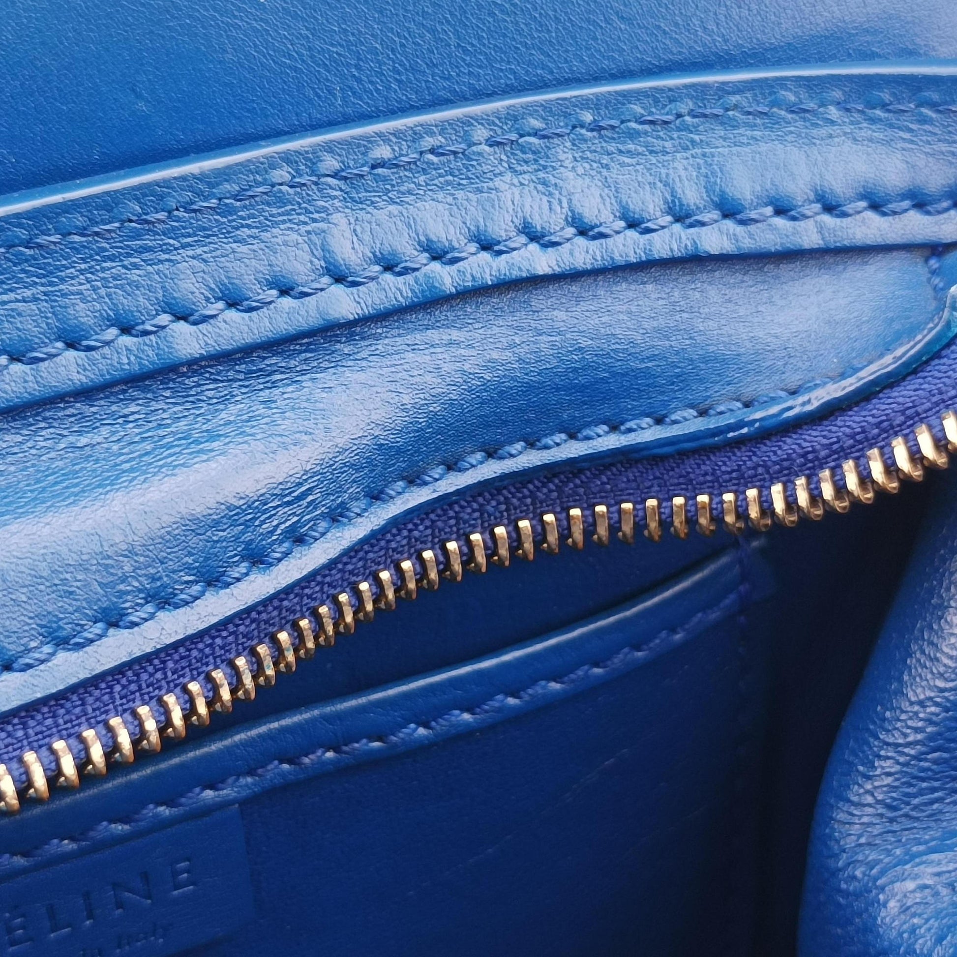 Luggage Mini Shopper Blue Leather F-SA-0152 F-MM-0162ラゲージミニショッパー ブルー レザー F-SA-0152 F-MM-0162