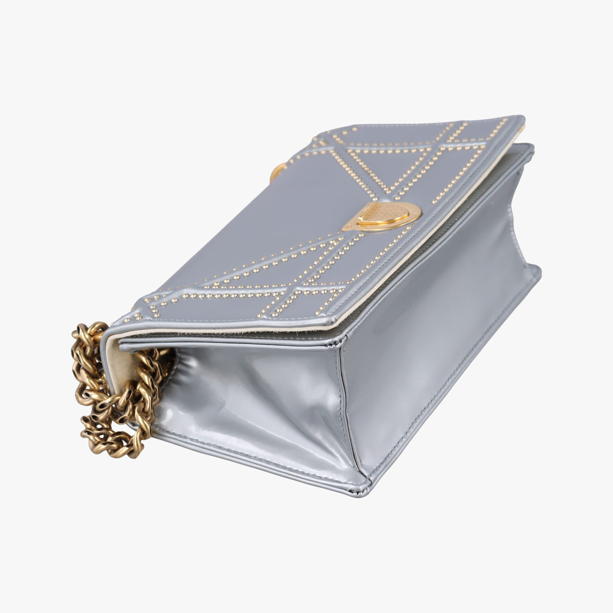 Diorama Silver Patent Leather 13-BO-0118ディオラマ シルバー パテント 13-BO-0118