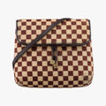 Gazelle  Brown Damier Sauvage Pony Hair M92130 CE0057ガゼル ブラウン / エベヌ ダミエ ソバージュハラコ M92130 CE0057
