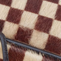 Gazelle  Brown Damier Sauvage Pony Hair M92130 CE0057ガゼル ブラウン / エベヌ ダミエ ソバージュハラコ M92130 CE0057