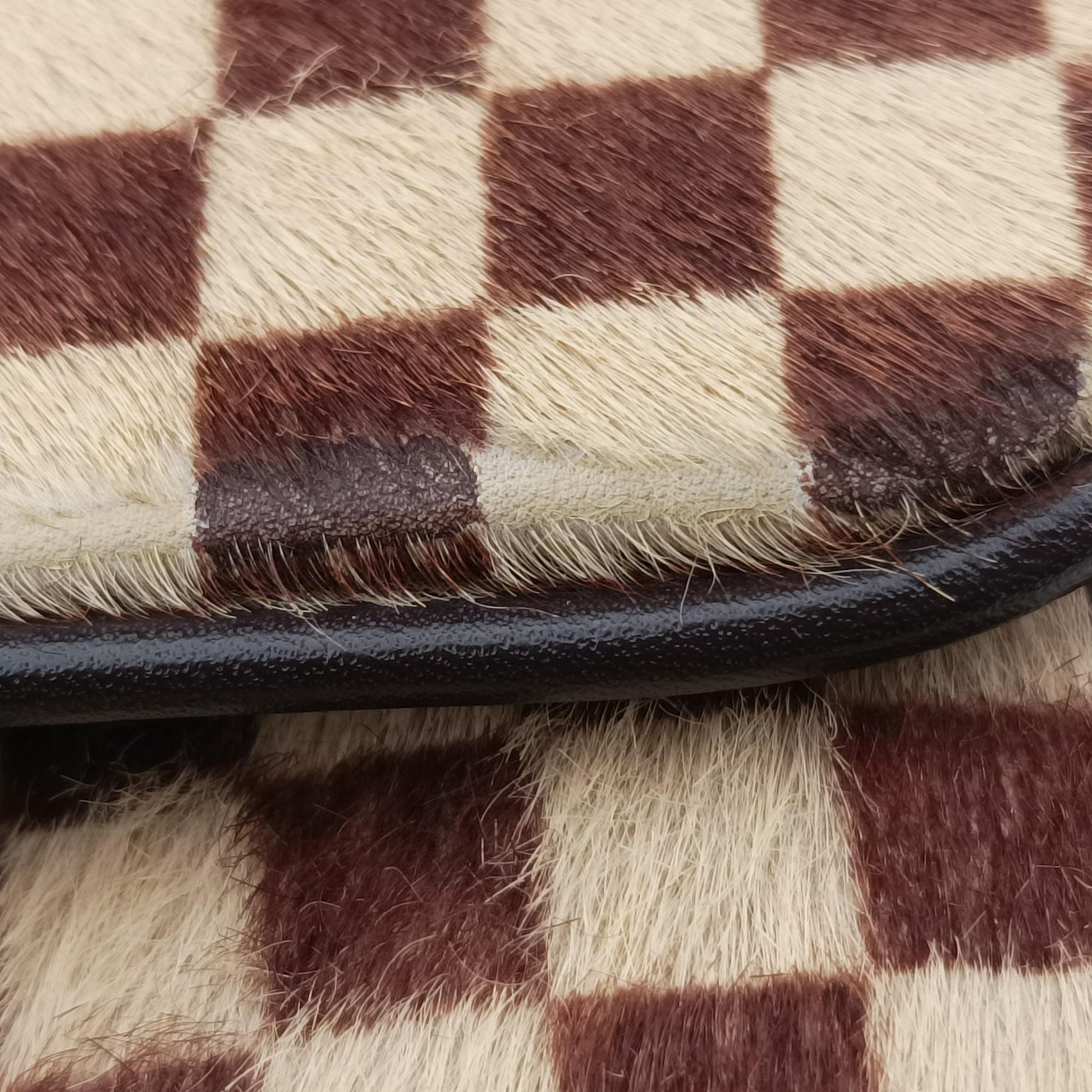 Gazelle  Brown Damier Sauvage Pony Hair M92130 CE0057ガゼル ブラウン / エベヌ ダミエ ソバージュハラコ M92130 CE0057