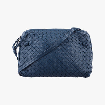 NODINI Intrecciato Blue lambskin B06148949Bノディーニ イントレチャート ブルー ラムスキン B06148949B