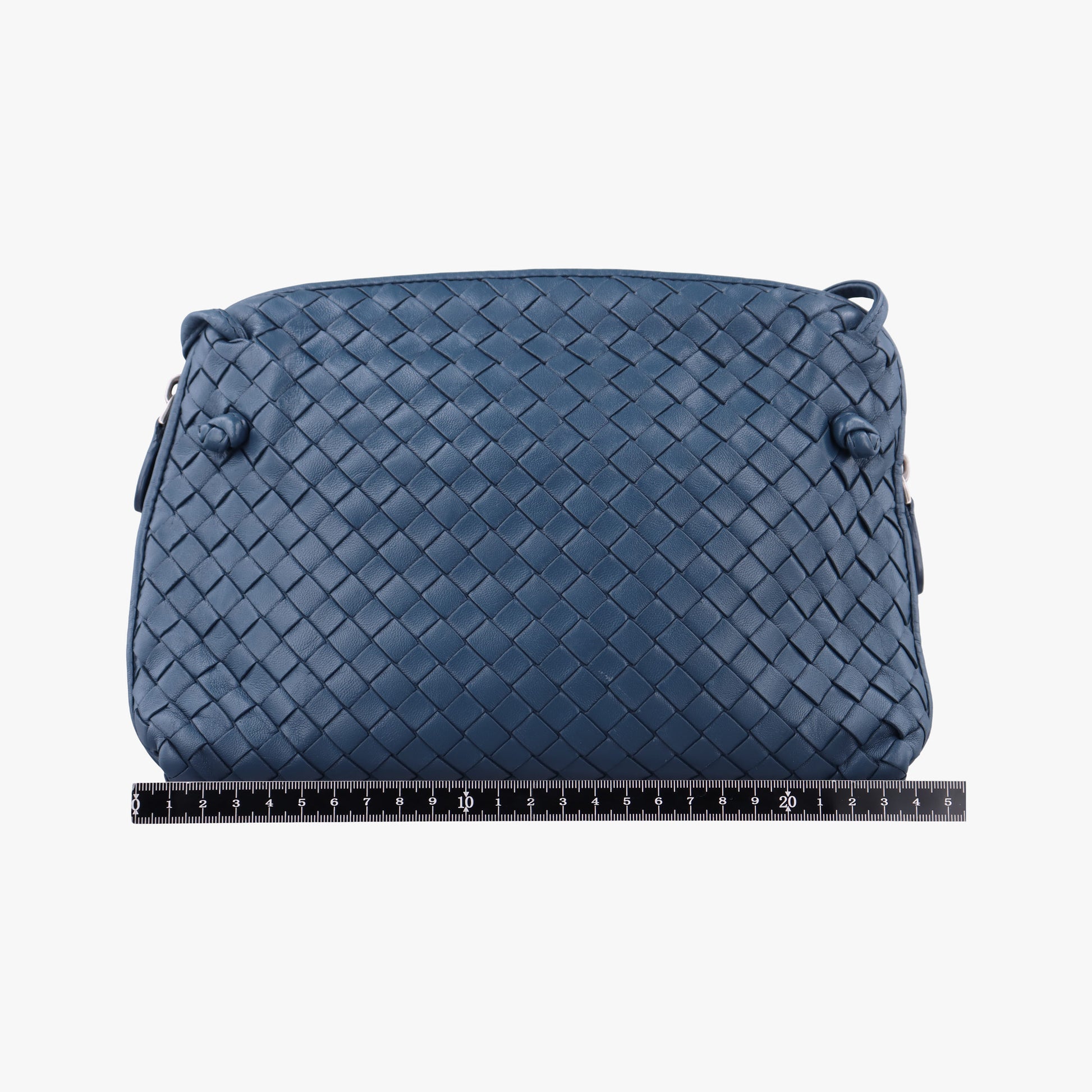 NODINI Intrecciato Blue lambskin B06148949Bノディーニ イントレチャート ブルー ラムスキン B06148949B