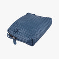 NODINI Intrecciato Blue lambskin B06148949Bノディーニ イントレチャート ブルー ラムスキン B06148949B