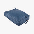 NODINI Intrecciato Blue lambskin B06148949Bノディーニ イントレチャート ブルー ラムスキン B06148949B