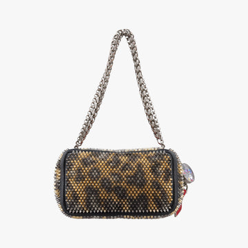 Piloutin Black×Leopard Print Leather ピロタン ブラック×レオパード柄 レザー 