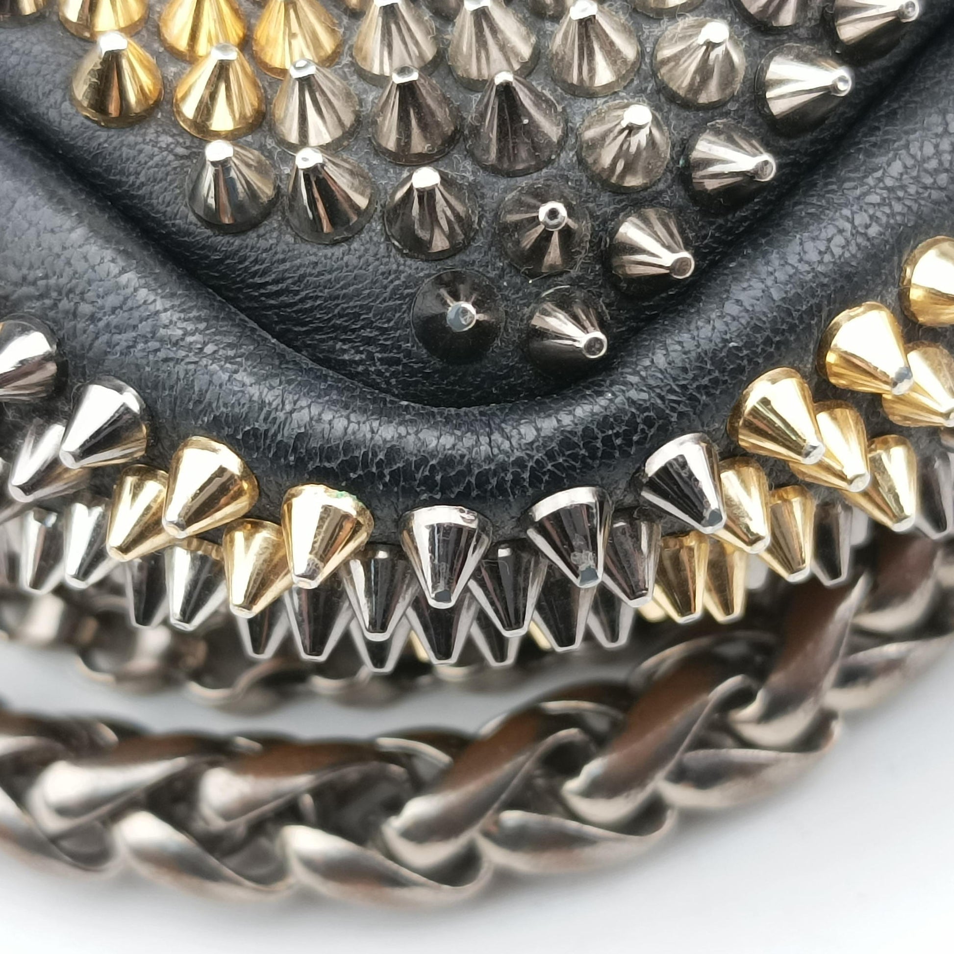 Piloutin Black×Leopard Print Leather ピロタン ブラック×レオパード柄 レザー 